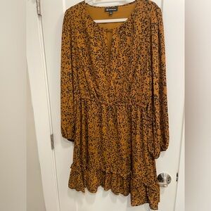 Animal print dress